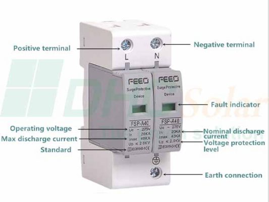 Chống sét FEEO AC 275V 2P