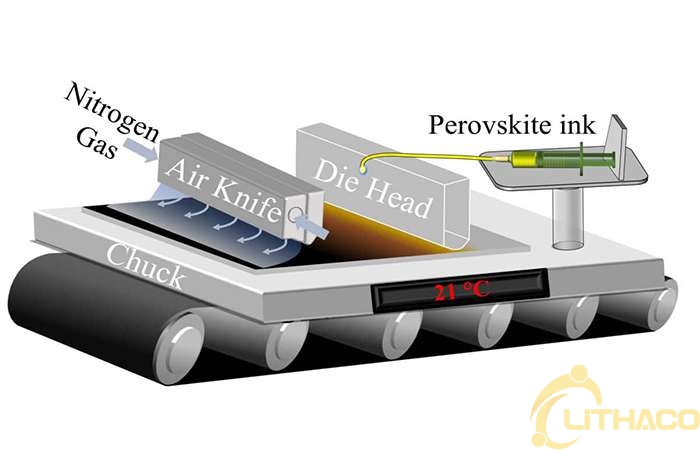 Lớp phủ khuôn khe cho pin mặt trời màng mỏng perovskite hiệu quả 20,83% 1